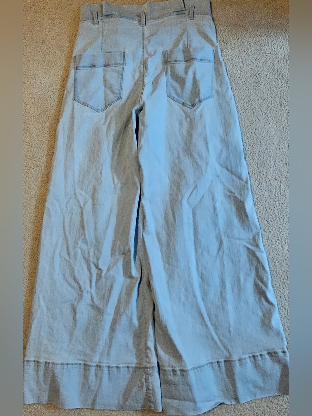Venus high-waisted sailor jeans combine retro 1970s aesthetic details Size 10 - Picture 6 of 13